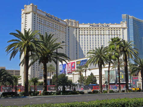 Monte Carlo Hotel in Las Vegas USA