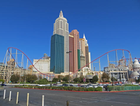 Roller Coaster in Las Vegas